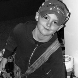 Samuel doing construction work
